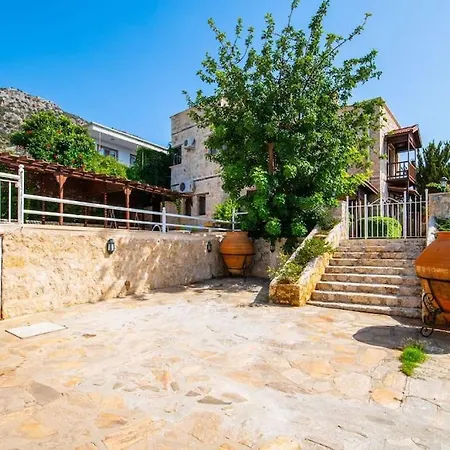 Marsilya Is Stone House For 8 People With A Magnificent Sea View In Kalkan كاس