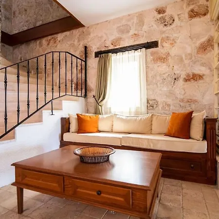 Marsilya Is Stone House For 8 People With A Magnificent Sea View In Kalkan فيلة