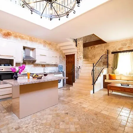 Marsilya Is Stone House For 8 People With A Magnificent Sea View In Kalkan Villa Kas