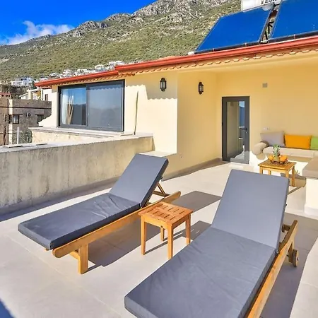 Villa Marsilya Is Stone House For 8 People With A Magnificent Sea View In Kalkan