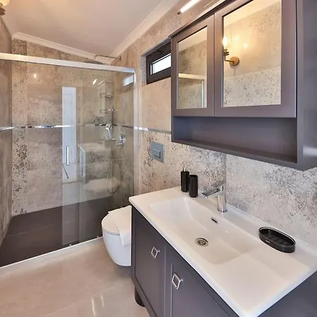 Marsilya Is Stone House For 8 People With A Magnificent Sea View In Kalkan *